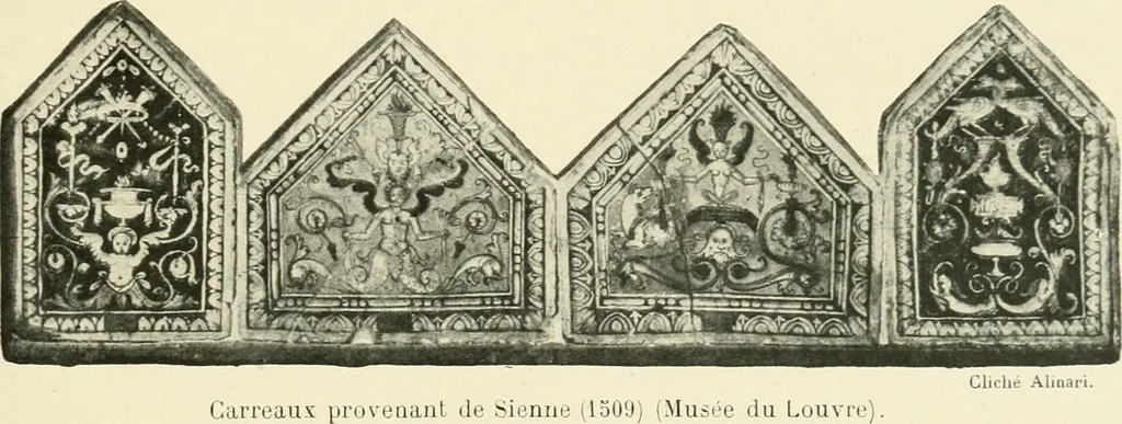 An illustration from Les arts de la terre--céramique--verrerie--émaillerie--mosaïque--vitrail, 1911, leaf 96