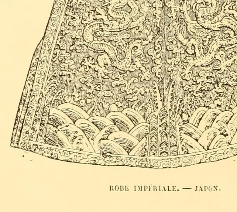 An illustration from Les arts du tissu; étoffes, tapisseries, broderies, dentelles, reliures, 1890, leaf 142