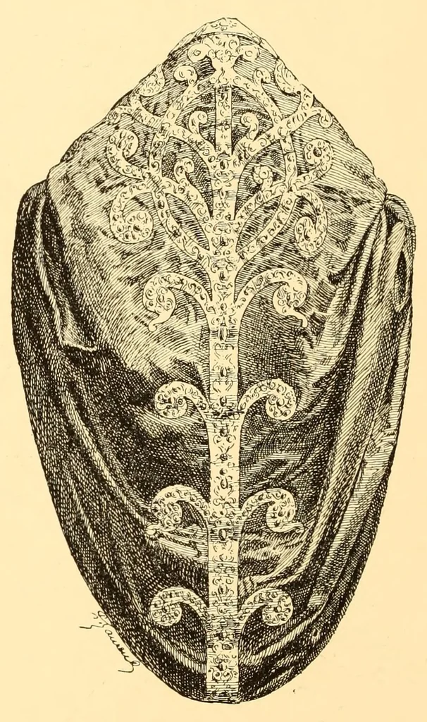 An illustration from Les arts du tissu; étoffes, tapisseries, broderies, dentelles, reliures, 1890, leaf 46