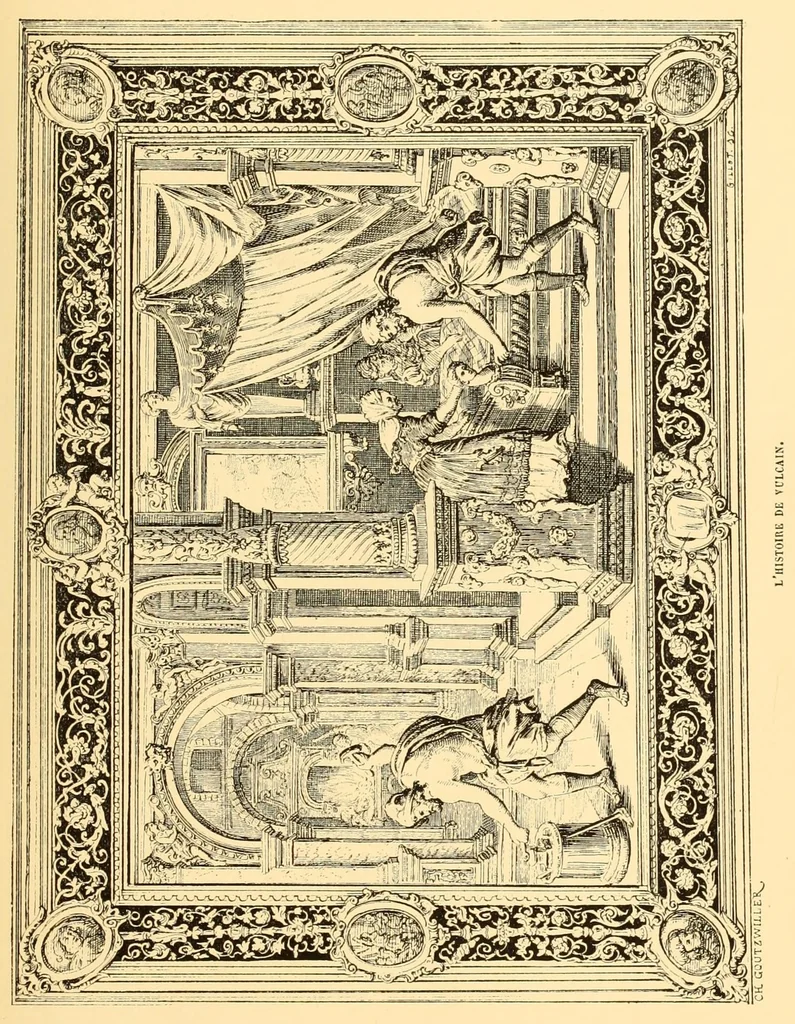 An illustration from Les arts du tissu; étoffes, tapisseries, broderies, dentelles, reliures, 1890, leaf 69