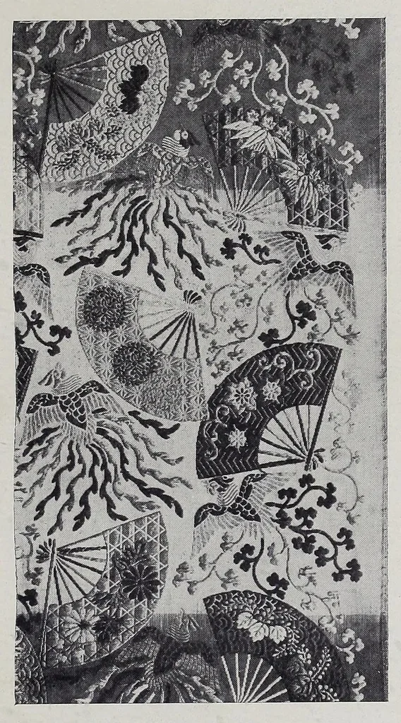 An illustration from Les arts du tissu, 1909, leaf 103