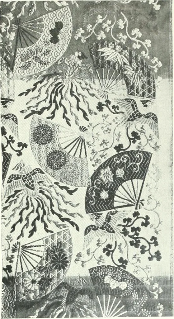 An illustration from Les arts du tissu, 1909, leaf 104