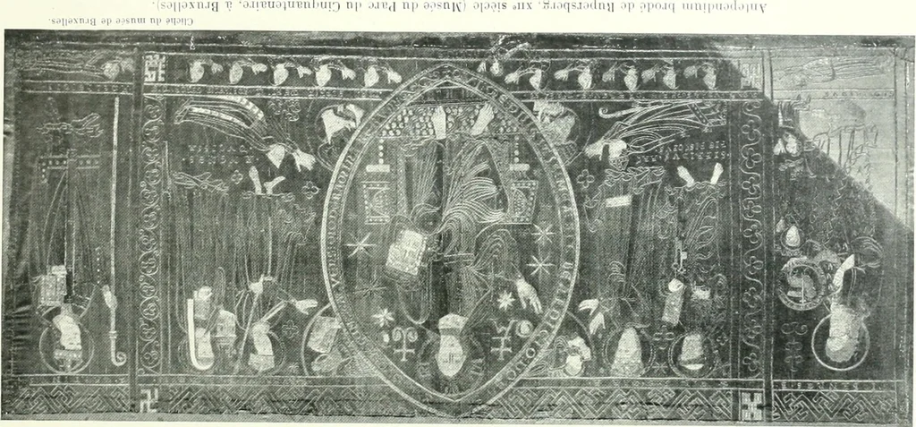 An illustration from Les arts du tissu, 1909, leaf 128