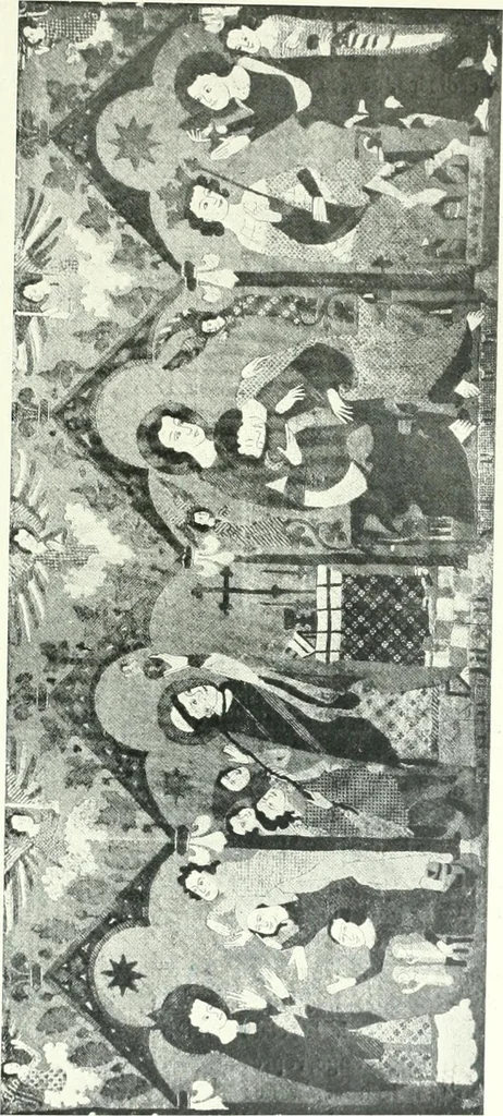 An illustration from Les arts du tissu, 1909, leaf 132