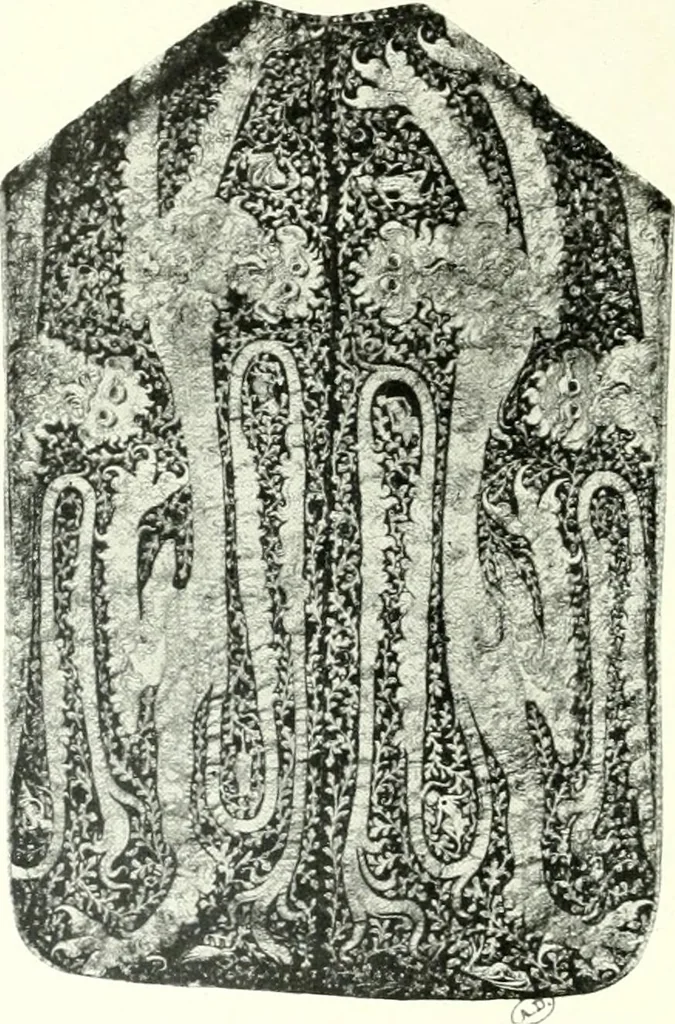 An illustration from Les arts du tissu, 1909, leaf 137