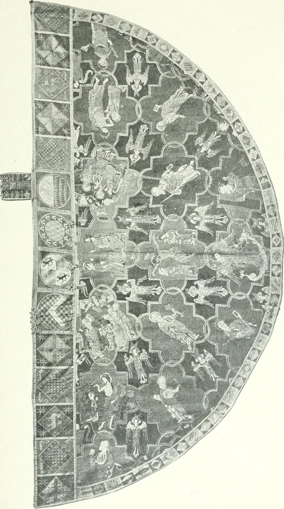 An illustration from Les arts du tissu, 1909, leaf 142