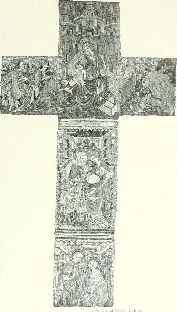 An illustration from Les arts du tissu, 1909, leaf 148
