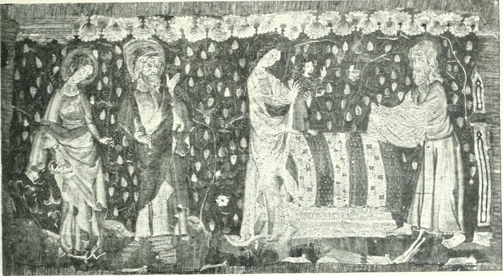 An illustration from Les arts du tissu, 1909, leaf 200