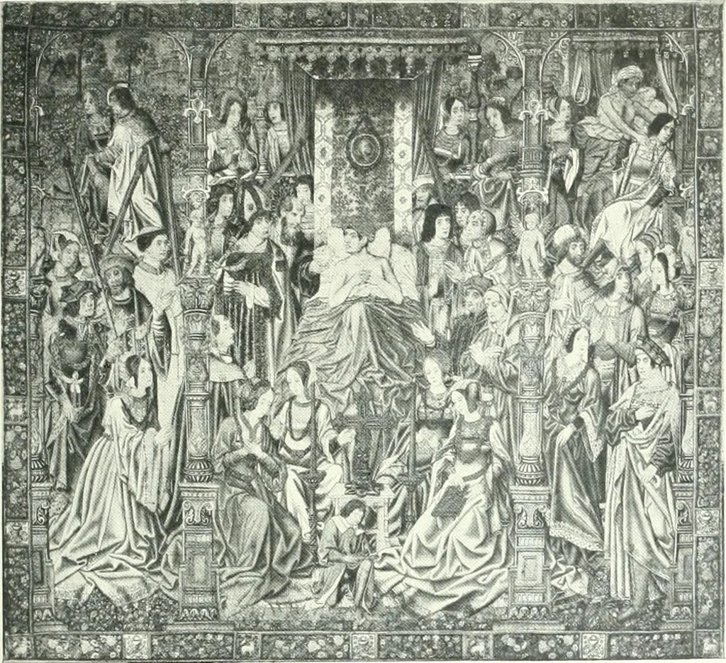 An illustration from Les arts du tissu, 1909, leaf 242