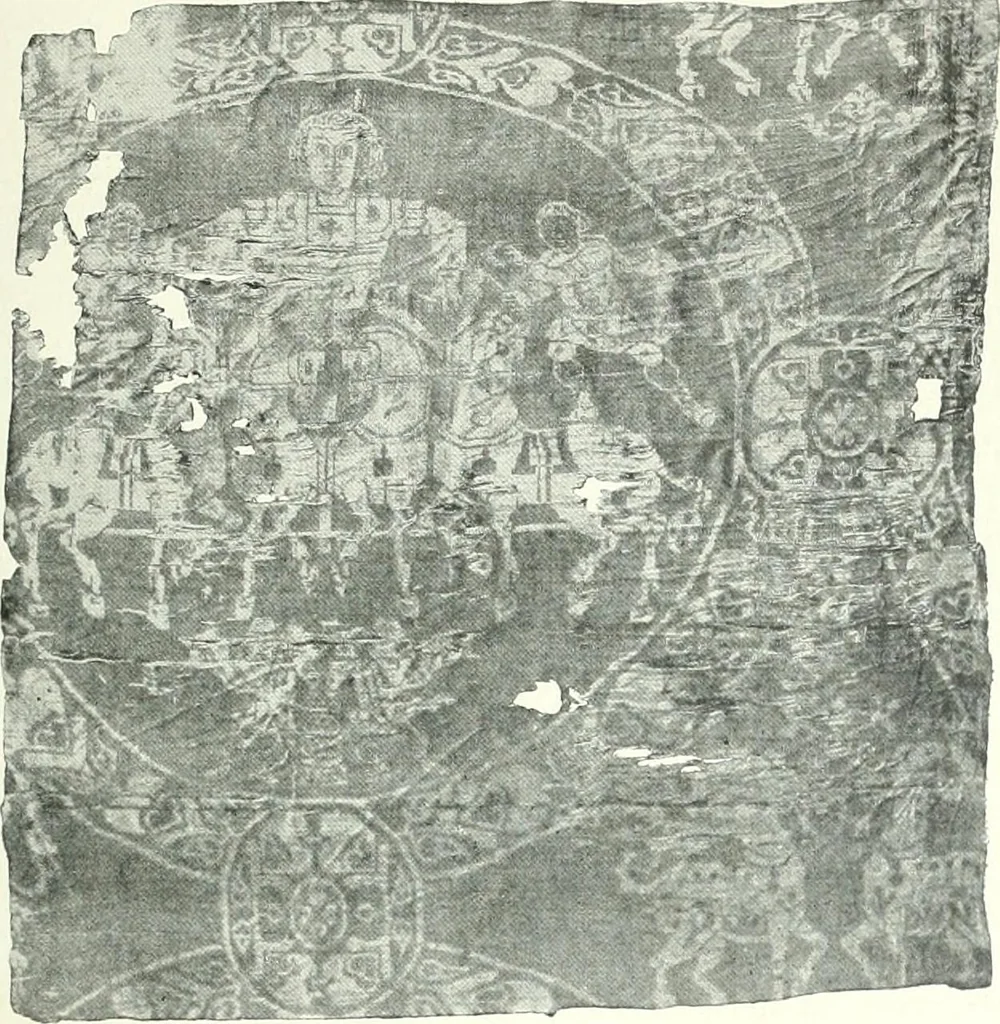 An illustration from Les arts du tissu, 1909, leaf 28