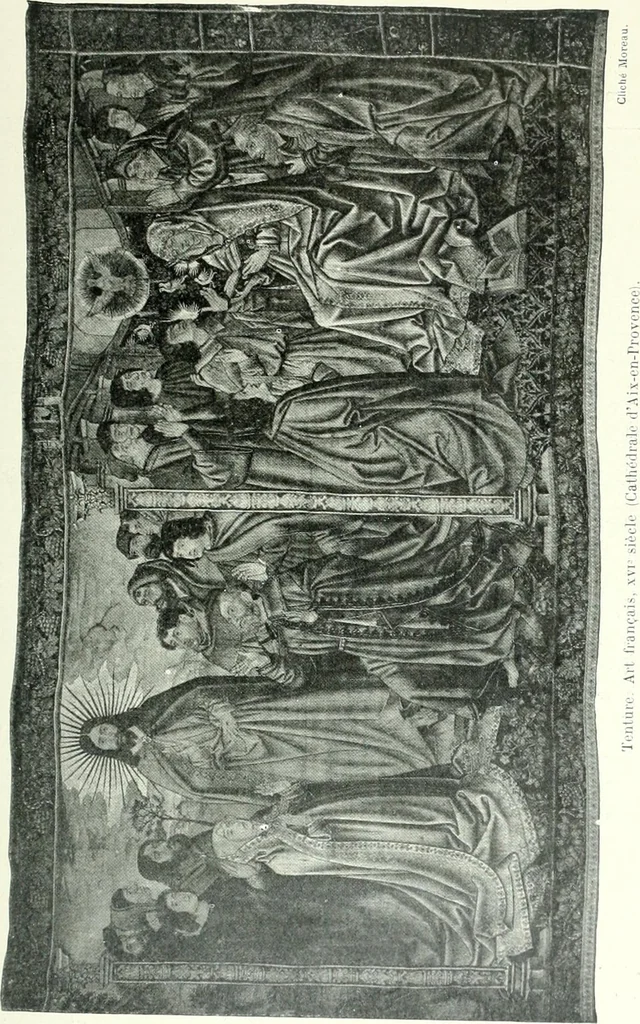 An illustration from Les arts du tissu, 1909, leaf 296