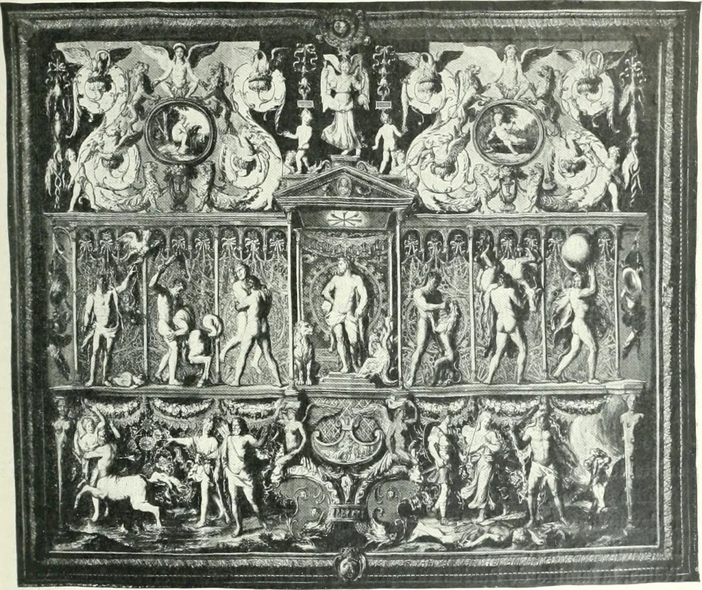 An illustration from Les arts du tissu, 1909, leaf 330