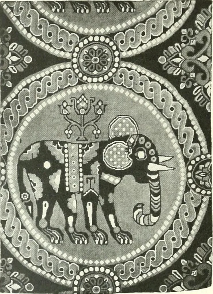 An illustration from Les arts du tissu, 1909, leaf 35