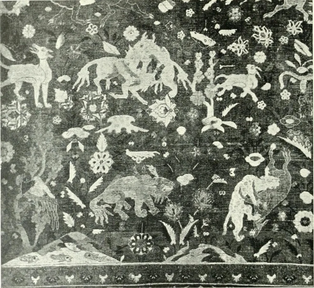 An illustration from Les arts du tissu, 1909, leaf 363