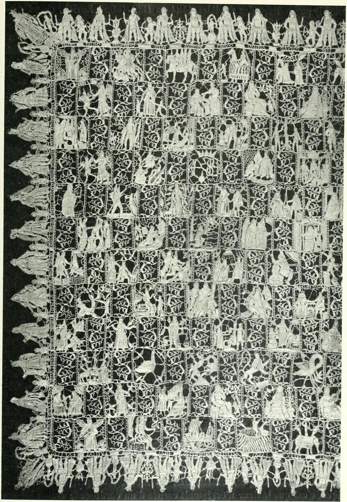 An illustration from Les arts du tissu, 1909, leaf 394