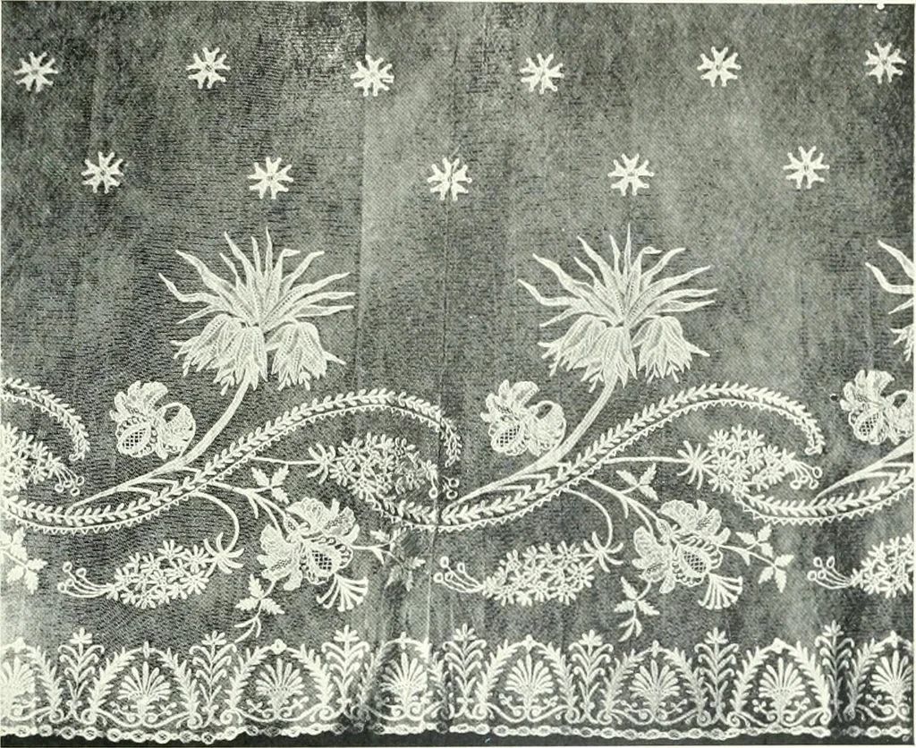 An illustration from Les arts du tissu, 1909, leaf 398