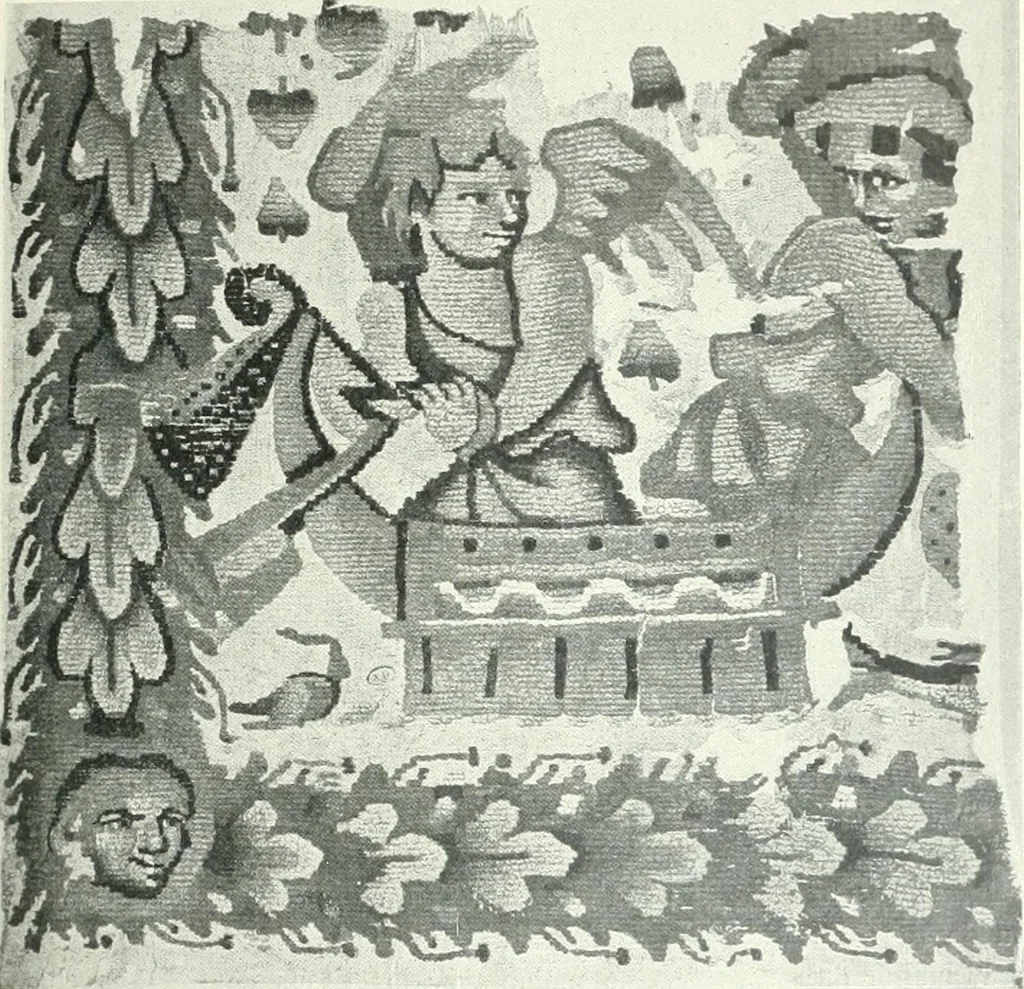 An illustration from Les arts du tissu, 1909, leaf 42