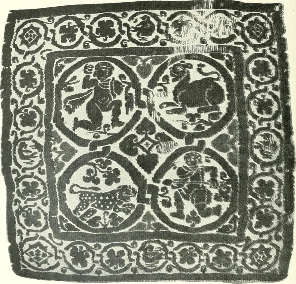 An illustration from Les arts du tissu, 1909, leaf 47