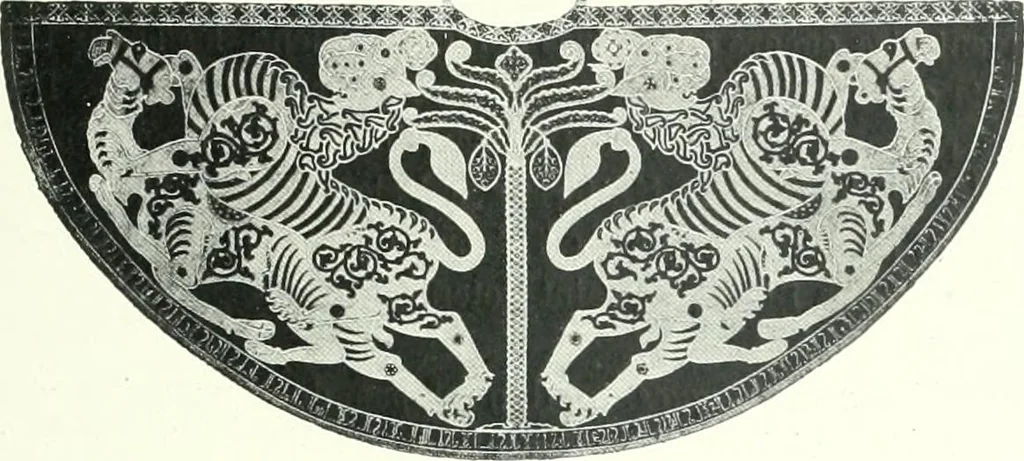 An illustration from Les arts du tissu, 1909, leaf 64