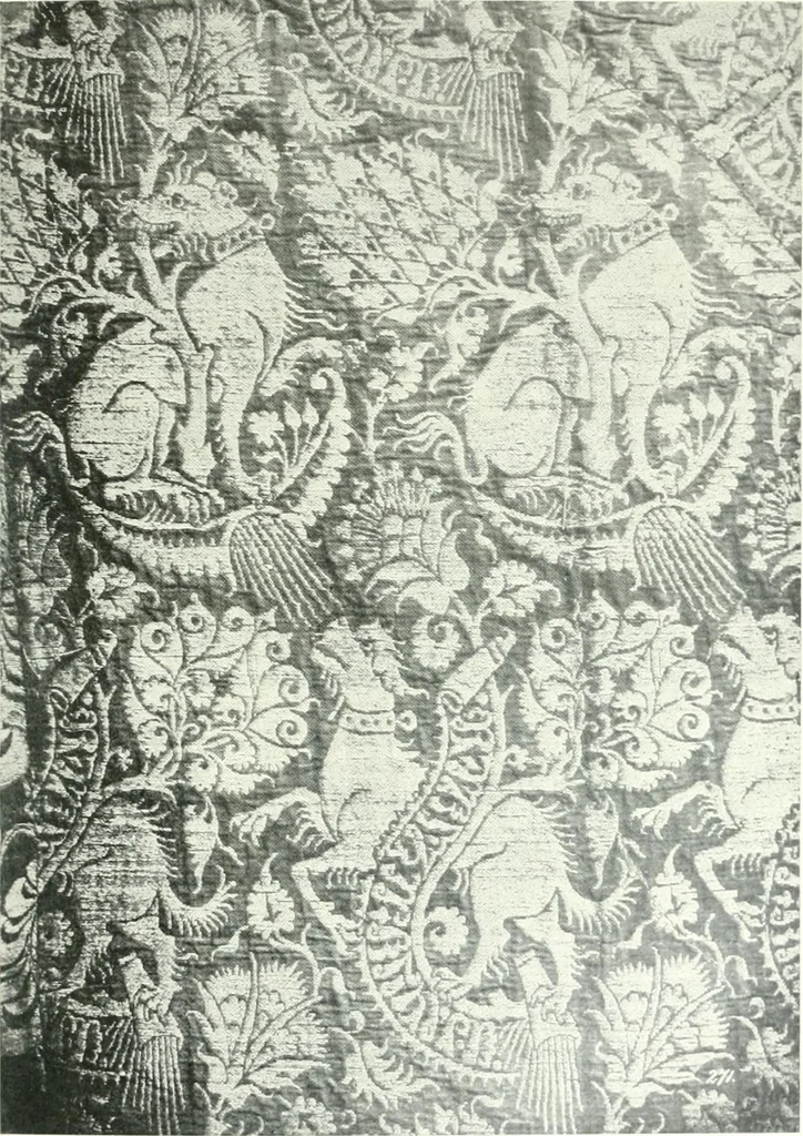An illustration from Les arts du tissu, 1909, leaf 72