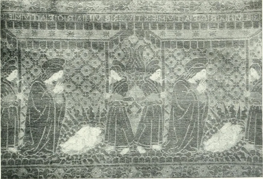 An illustration from Les arts du tissu, 1909, leaf 74