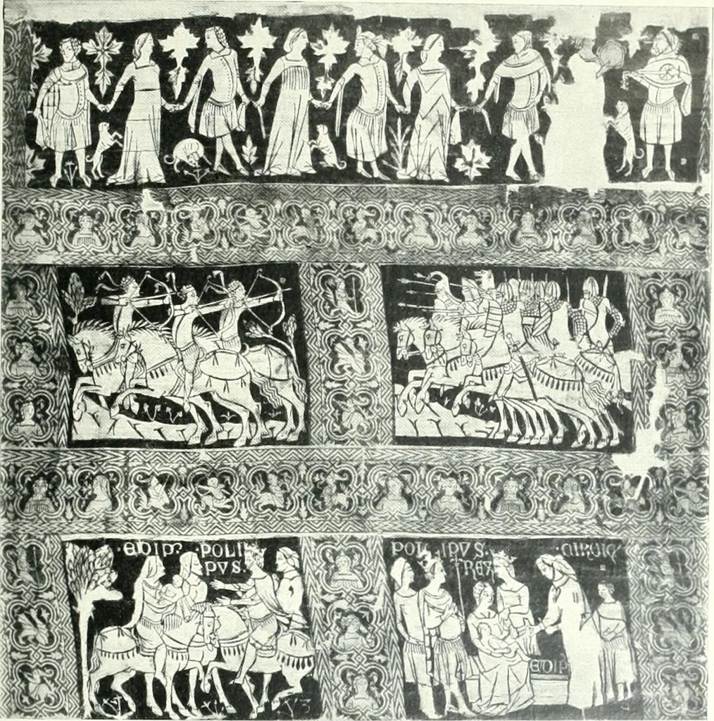 An illustration from Les arts du tissu, 1909, leaf 96