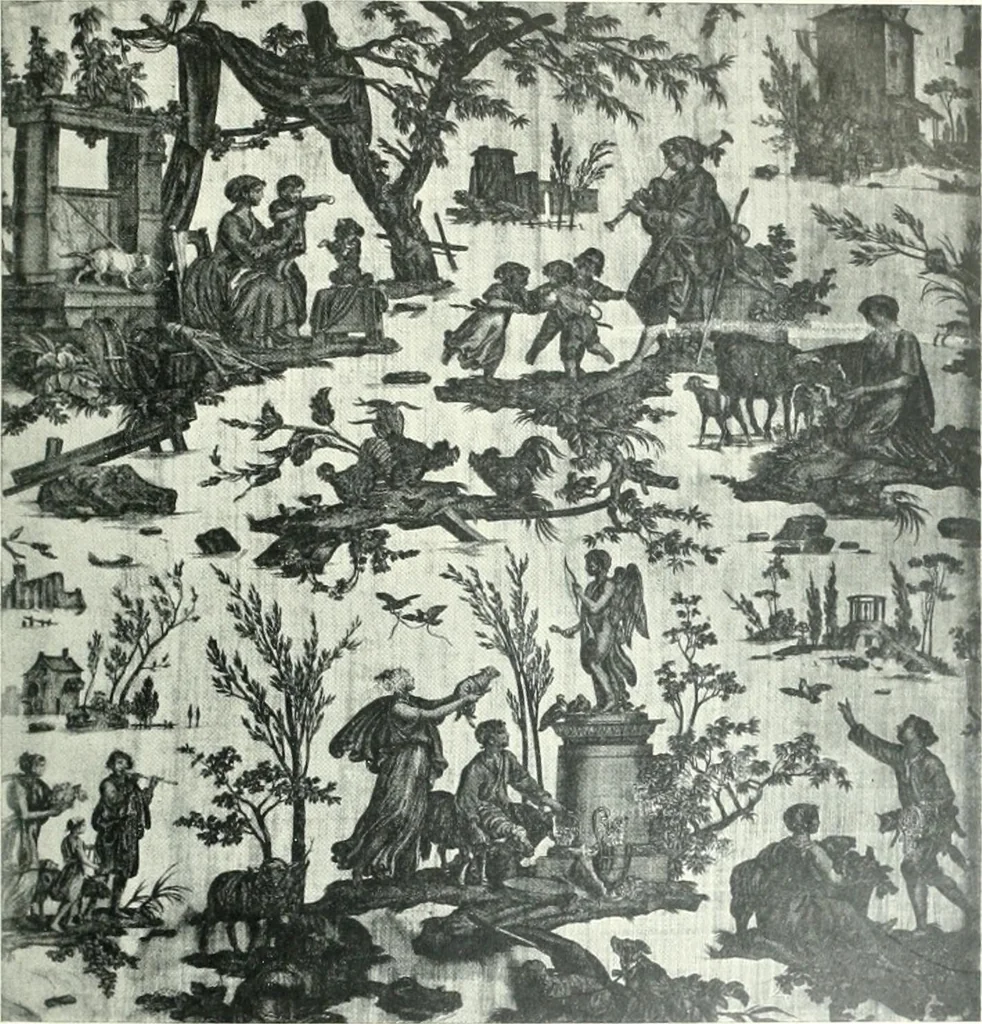 An illustration from Les arts du tissu, 1909, leaf 98