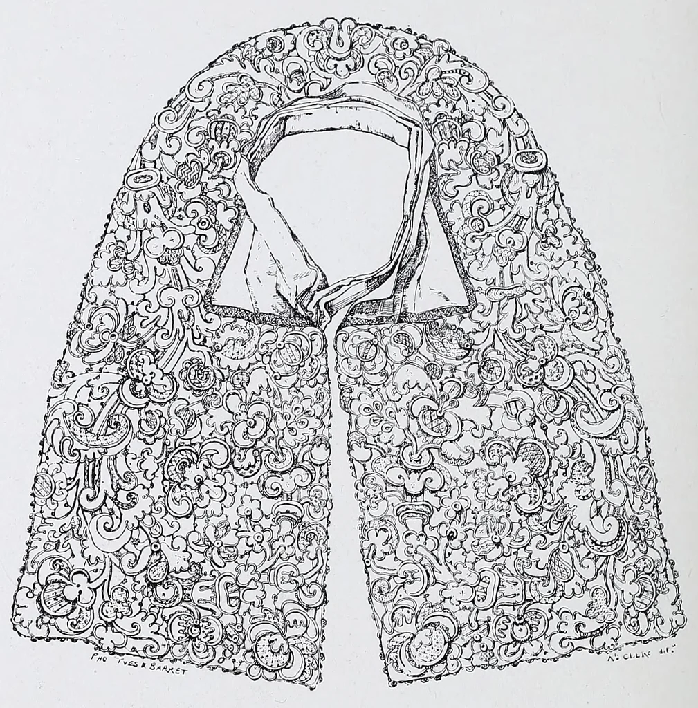 An illustration from Les arts du tissu : étoffes - tapisseries - broderies -dentelles - reliures, 1890, leaf 88