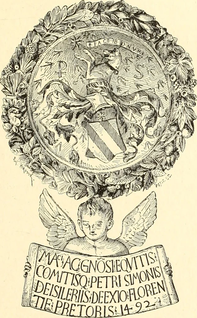 An illustration from Les arts et métiers au Moyen Age : étude illustrée d'après les ouvrages de Paul Lacroix sur le Moyen Age et la Renaissance, 1887, leaf 104