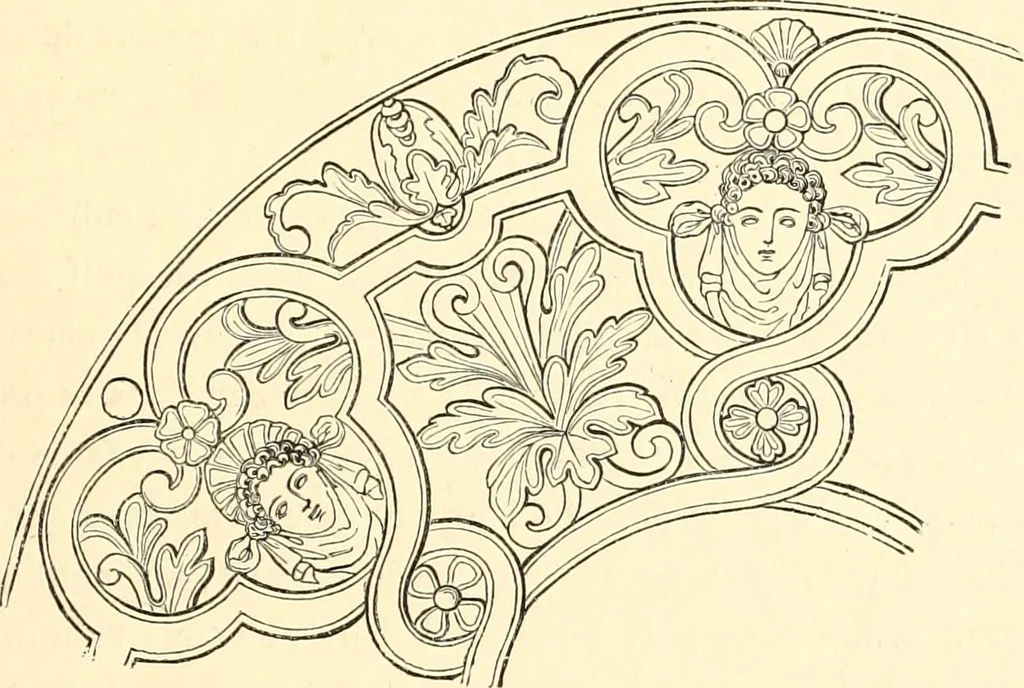 An illustration from Les arts et métiers au Moyen Age : étude illustrée d'après les ouvrages de Paul Lacroix sur le Moyen Age et la Renaissance, 1887, leaf 108