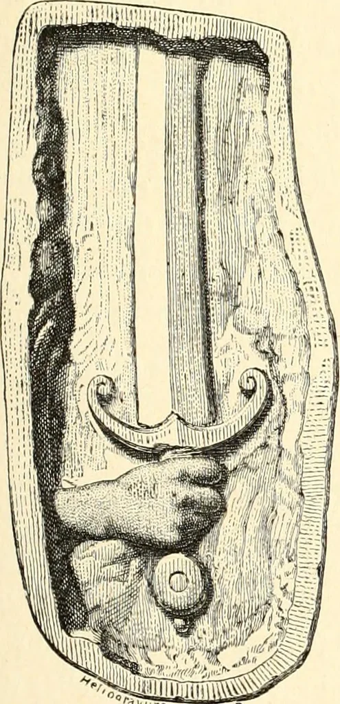 An illustration from Les arts et métiers au Moyen Age : étude illustrée d'après les ouvrages de Paul Lacroix sur le Moyen Age et la Renaissance, 1887, leaf 114