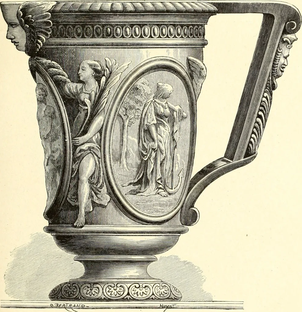 An illustration from Les arts et métiers au Moyen Age : étude illustrée d'après les ouvrages de Paul Lacroix sur le Moyen Age et la Renaissance, 1887, leaf 120