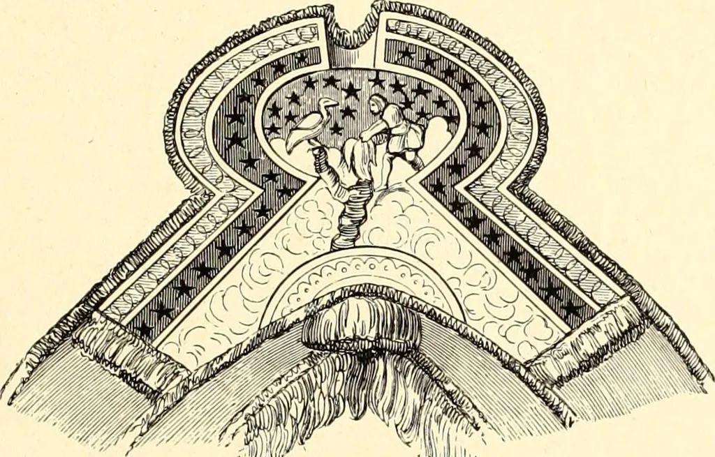 An illustration from Les arts et métiers au Moyen Age : étude illustrée d'après les ouvrages de Paul Lacroix sur le Moyen Age et la Renaissance, 1887, leaf 164