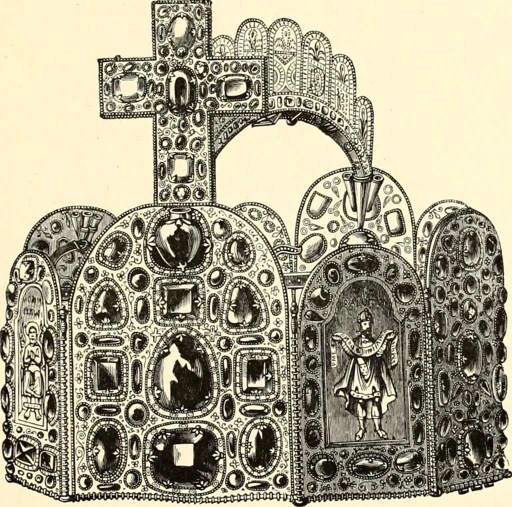 An illustration from Les arts et métiers au Moyen Age : étude illustrée d'après les ouvrages de Paul Lacroix sur le Moyen Age et la Renaissance, 1887, leaf 182