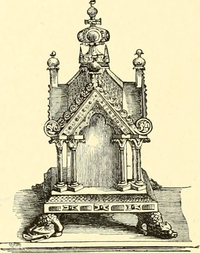 An illustration from Les arts et métiers au Moyen Age : étude illustrée d'après les ouvrages de Paul Lacroix sur le Moyen Age et la Renaissance, 1887, leaf 189