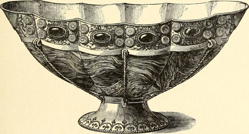 An illustration from Les arts et métiers au Moyen Age : étude illustrée d'après les ouvrages de Paul Lacroix sur le Moyen Age et la Renaissance, 1887, leaf 192