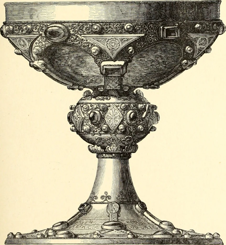 An illustration from Les arts et métiers au Moyen Age : étude illustrée d'après les ouvrages de Paul Lacroix sur le Moyen Age et la Renaissance, 1887, leaf 194