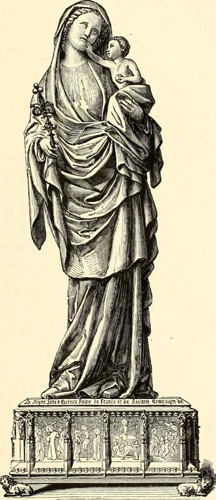 An illustration from Les arts et métiers au Moyen Age : étude illustrée d'après les ouvrages de Paul Lacroix sur le Moyen Age et la Renaissance, 1887, leaf 202