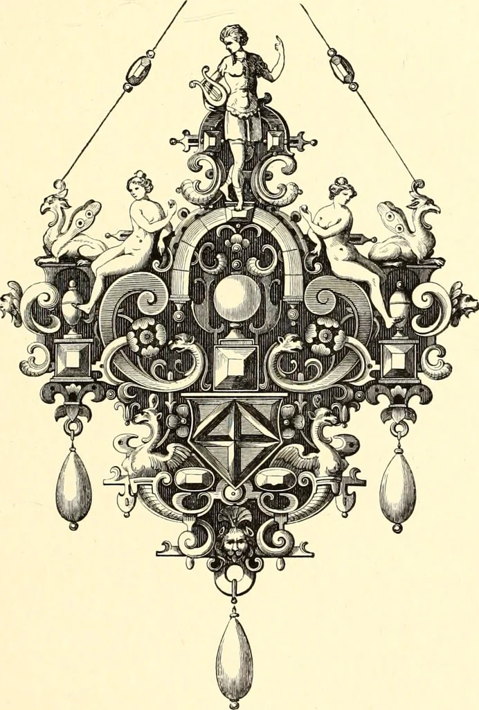 An illustration from Les arts et métiers au Moyen Age : étude illustrée d'après les ouvrages de Paul Lacroix sur le Moyen Age et la Renaissance, 1887, leaf 212