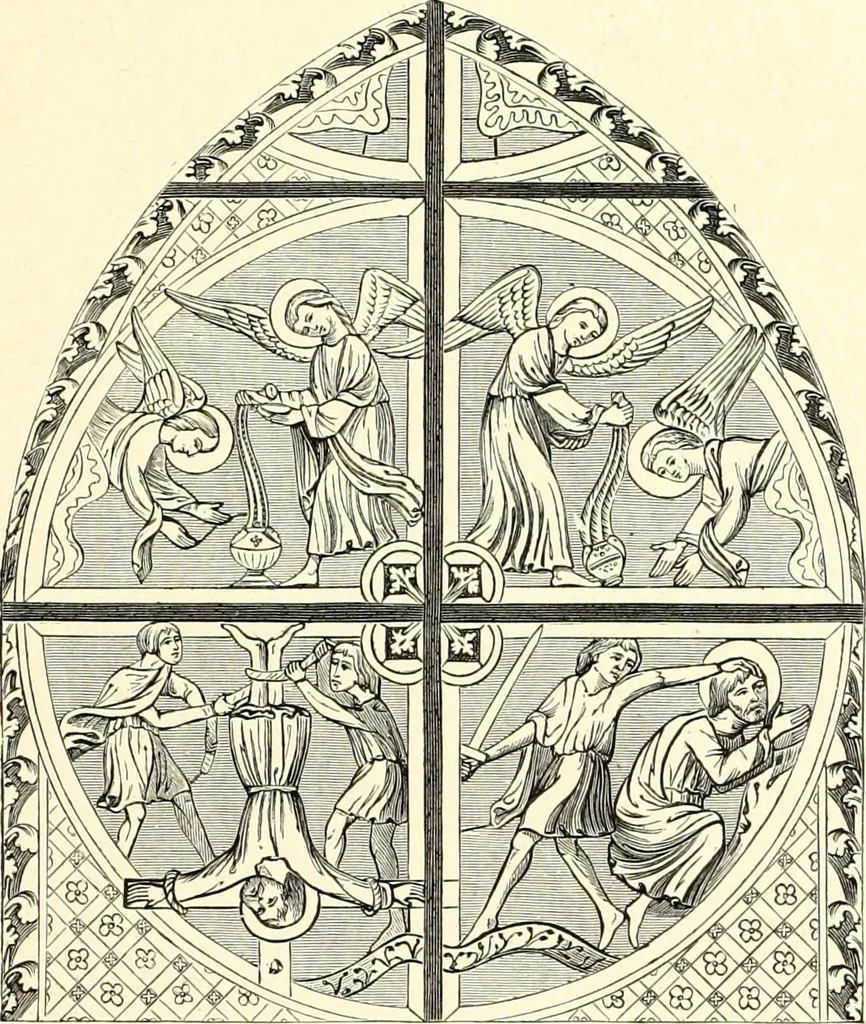 An illustration from Les arts et métiers au Moyen Age : étude illustrée d'après les ouvrages de Paul Lacroix sur le Moyen Age et la Renaissance, 1887, leaf 250