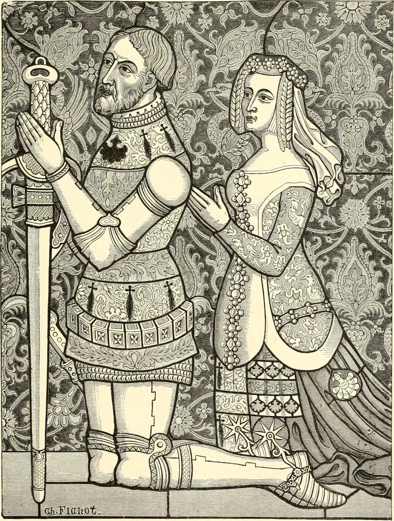 An illustration from Les arts et métiers au Moyen Age : étude illustrée d'après les ouvrages de Paul Lacroix sur le Moyen Age et la Renaissance, 1887, leaf 252
