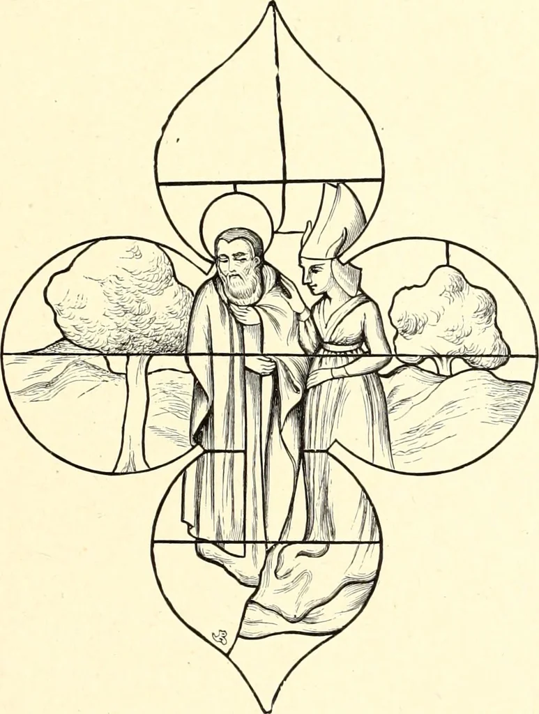 An illustration from Les arts et métiers au Moyen Age : étude illustrée d'après les ouvrages de Paul Lacroix sur le Moyen Age et la Renaissance, 1887, leaf 258
