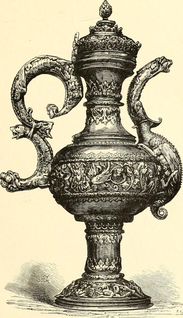 An illustration from Les arts et métiers au Moyen Age : étude illustrée d'après les ouvrages de Paul Lacroix sur le Moyen Age et la Renaissance, 1887, leaf 26