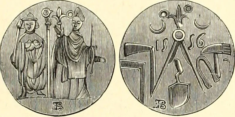 An illustration from Les arts et métiers au Moyen Age : étude illustrée d'après les ouvrages de Paul Lacroix sur le Moyen Age et la Renaissance, 1887, leaf 284