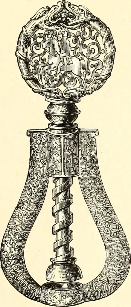 An illustration from Les arts et métiers au Moyen Age : étude illustrée d'après les ouvrages de Paul Lacroix sur le Moyen Age et la Renaissance, 1887, leaf 30
