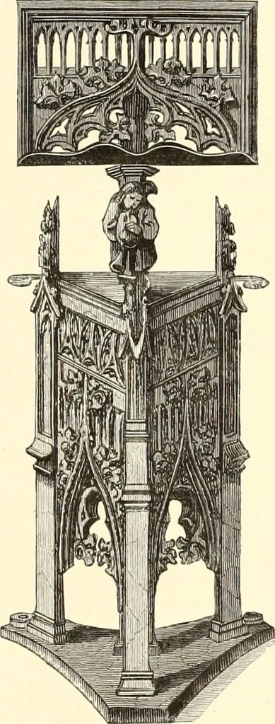 An illustration from Les arts et métiers au Moyen Age : étude illustrée d'après les ouvrages de Paul Lacroix sur le Moyen Age et la Renaissance, 1887, leaf 62