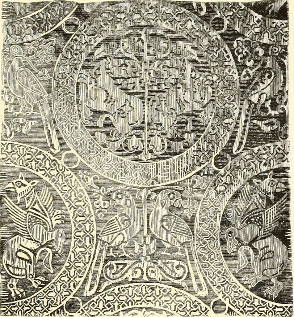 An illustration from Les arts et métiers au Moyen Age : étude illustrée d'après les ouvrages de Paul Lacroix sur le Moyen Age et la Renaissance, 1887, leaf 70
