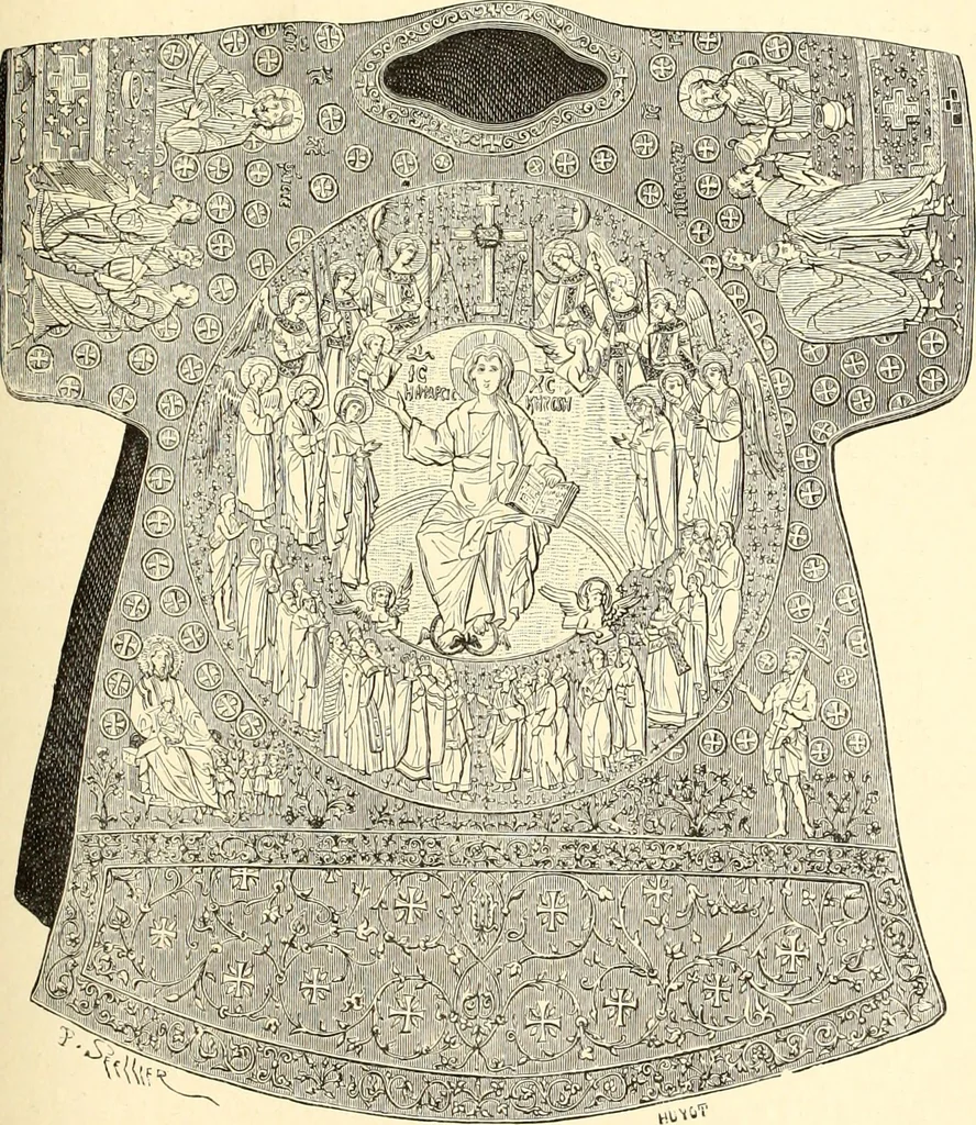 An illustration from Les arts et métiers au Moyen Age : étude illustrée d'après les ouvrages de Paul Lacroix sur le Moyen Age et la Renaissance, 1887, leaf 72