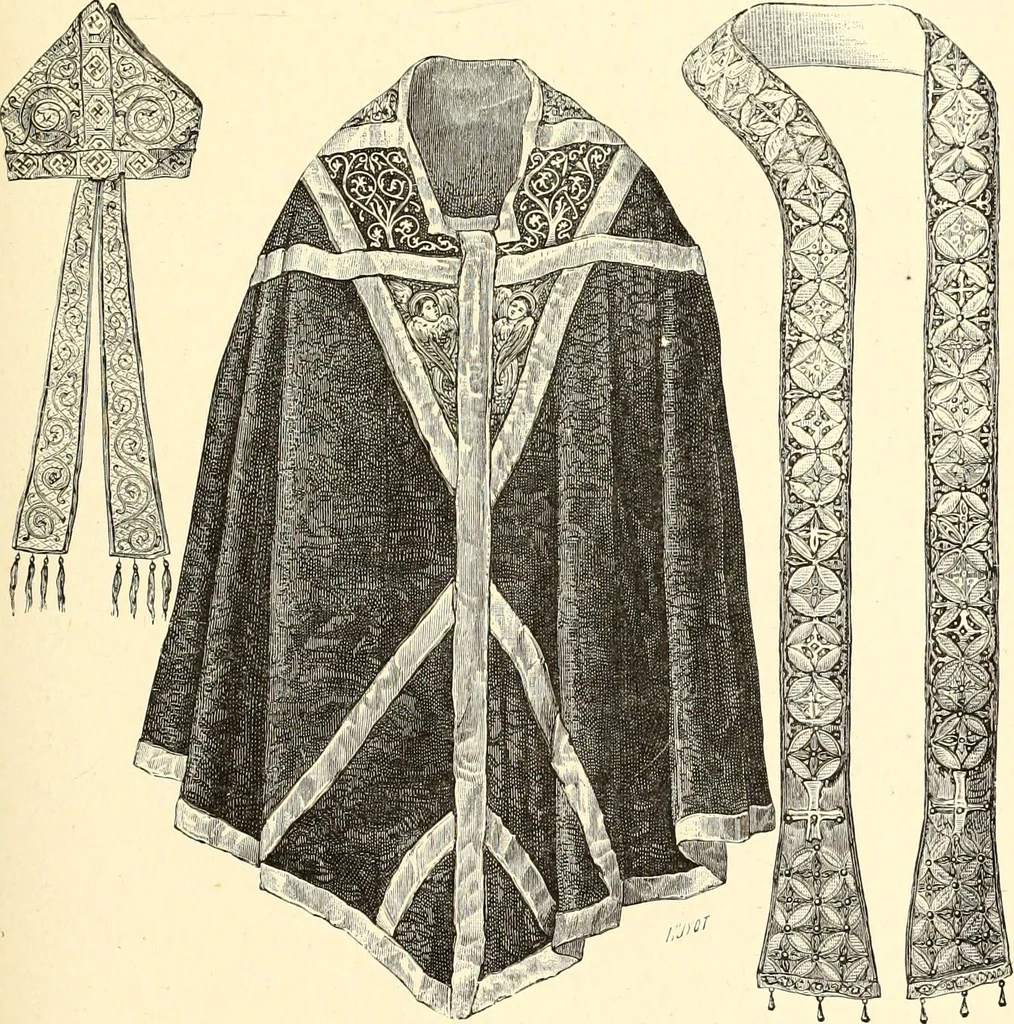 An illustration from Les arts et métiers au Moyen Age : étude illustrée d'après les ouvrages de Paul Lacroix sur le Moyen Age et la Renaissance, 1887, leaf 76