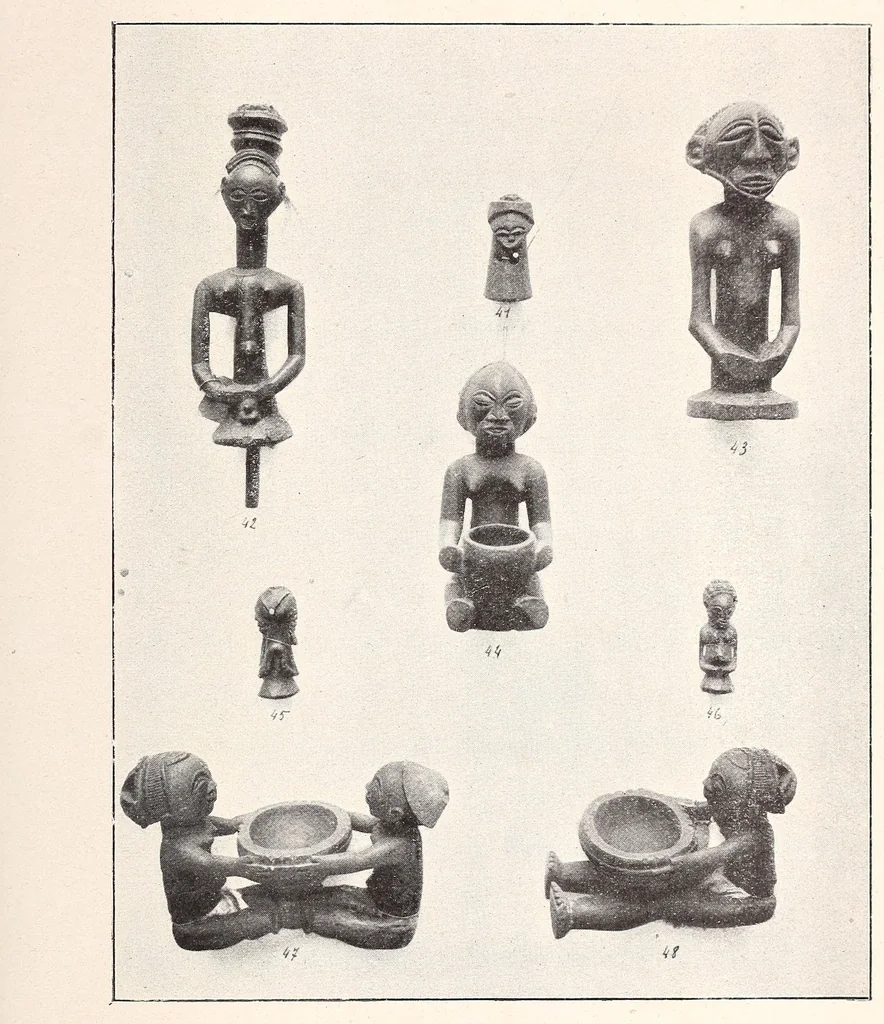 An illustration from Les Baluba (Congo Belge), 1913, leaf 571